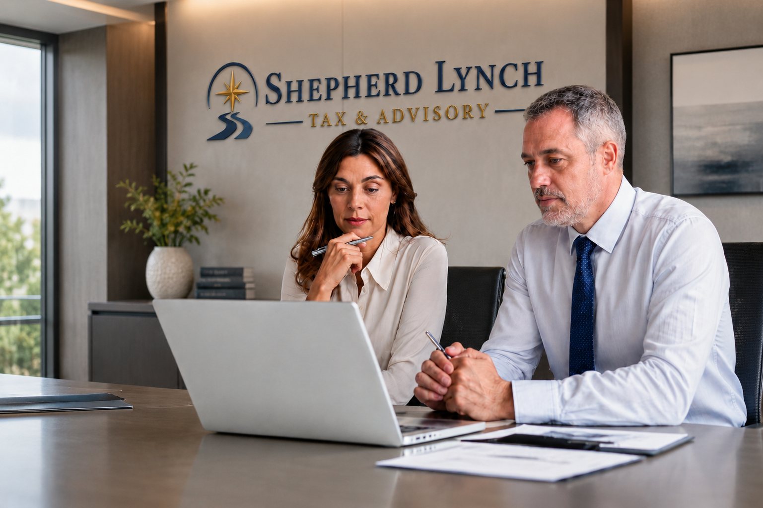 Client consultation with Shepherd Lynch advisor