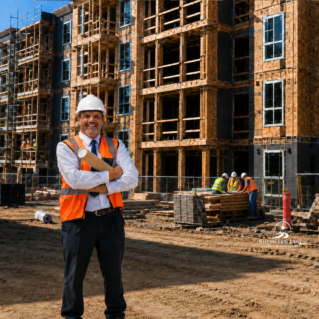 Real estate investor planning property decisions